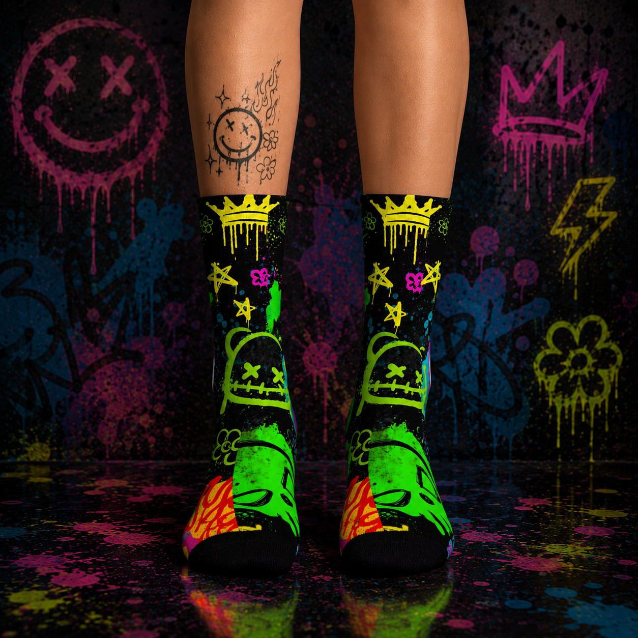 Acid Bear Chaos™ Crew Socks