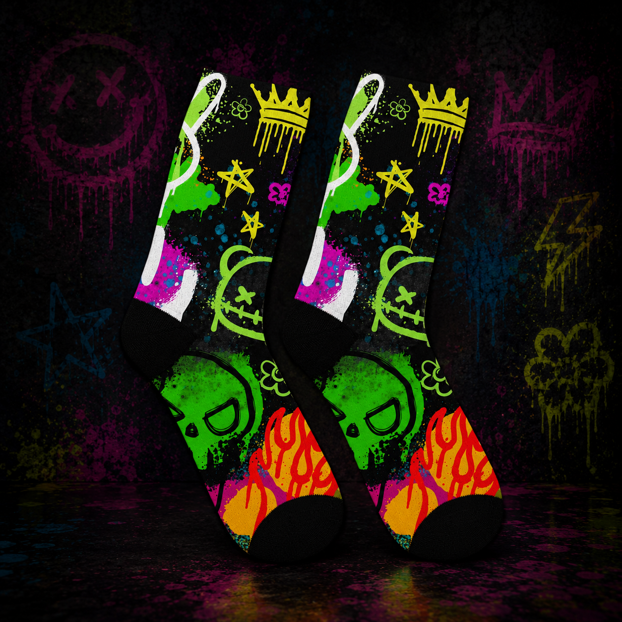 Acid Bear Chaos™ Crew Socks