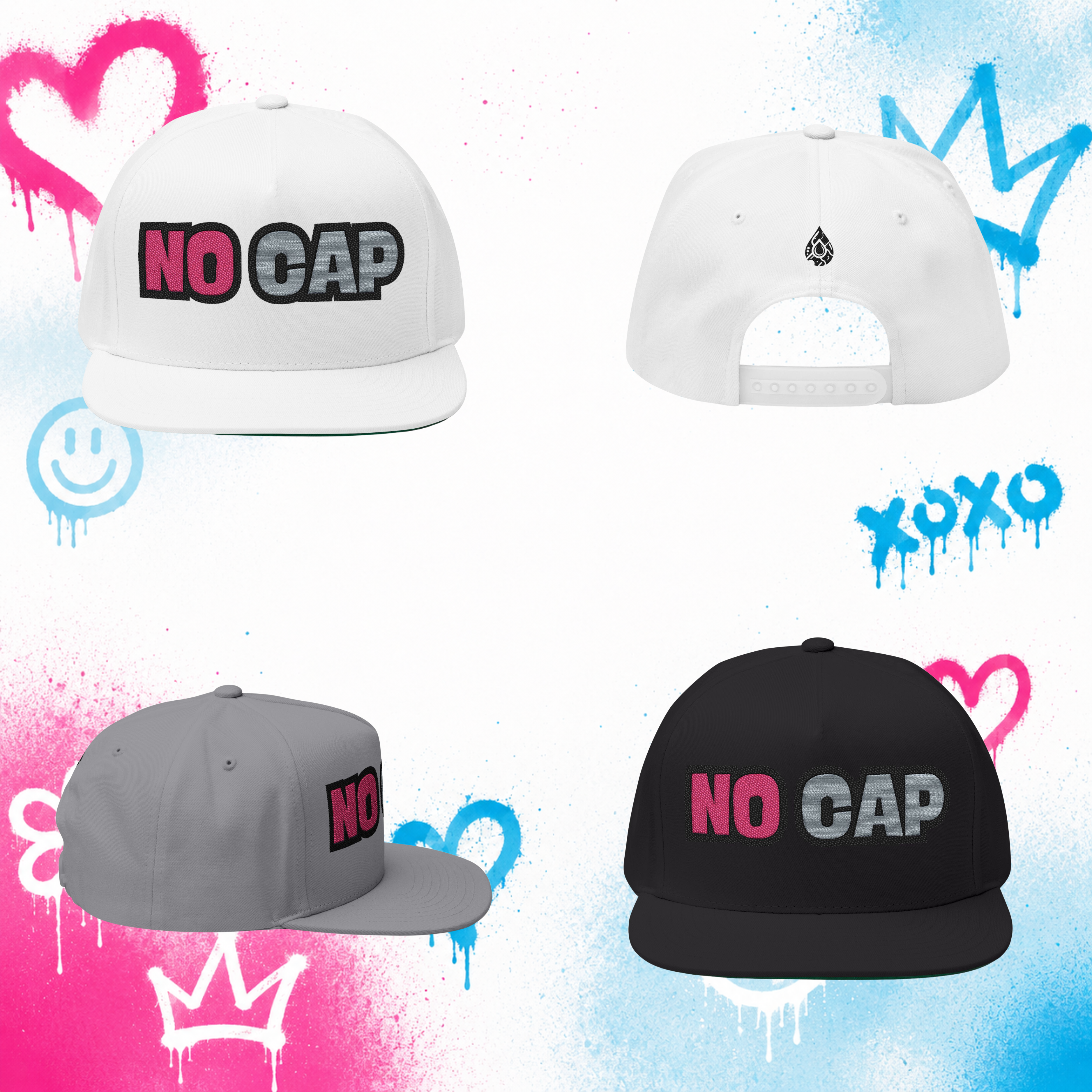 DripDrop Core™ No Cap™ Flat Bill Cap
