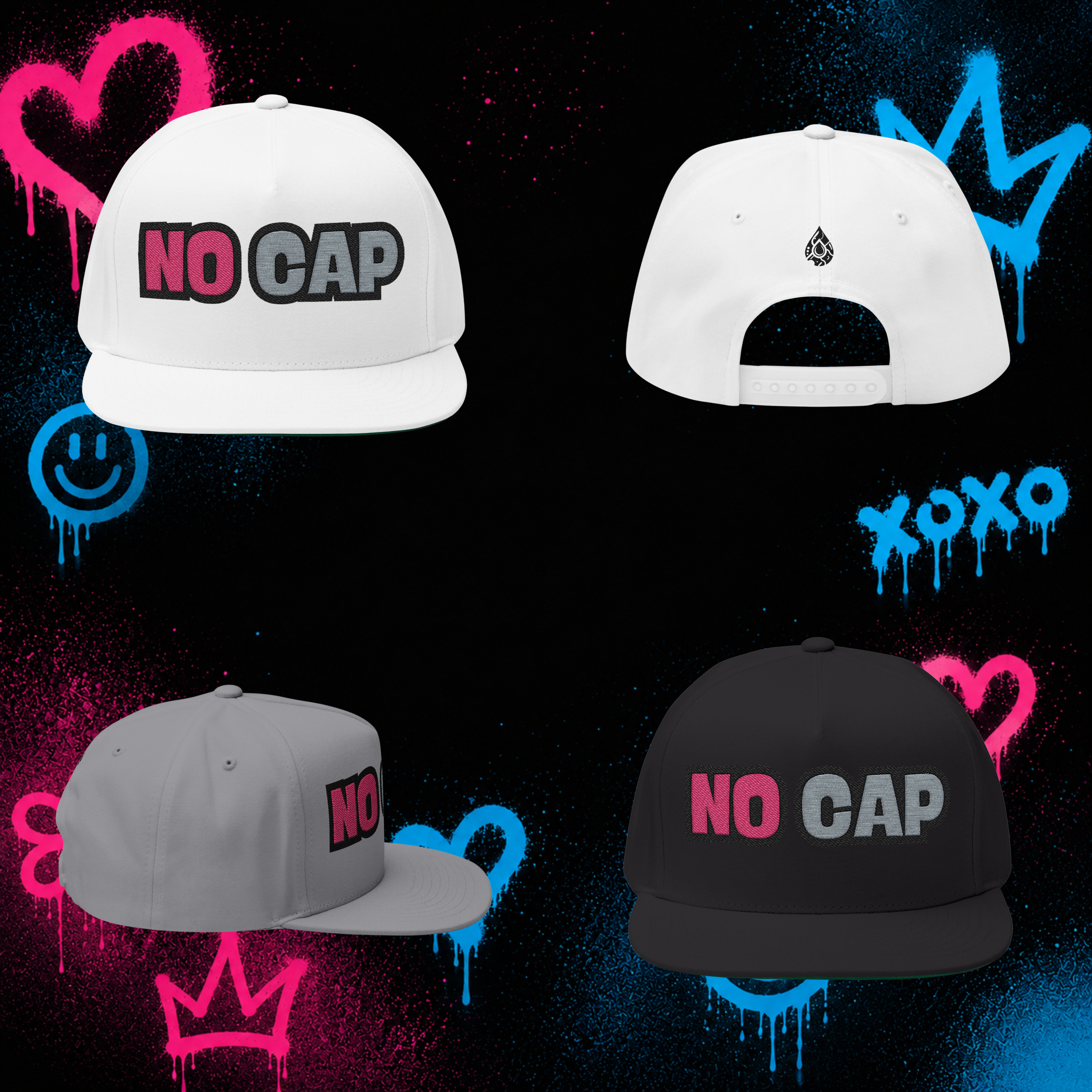 DripDrop Core™ No Cap™ Flat Bill Cap