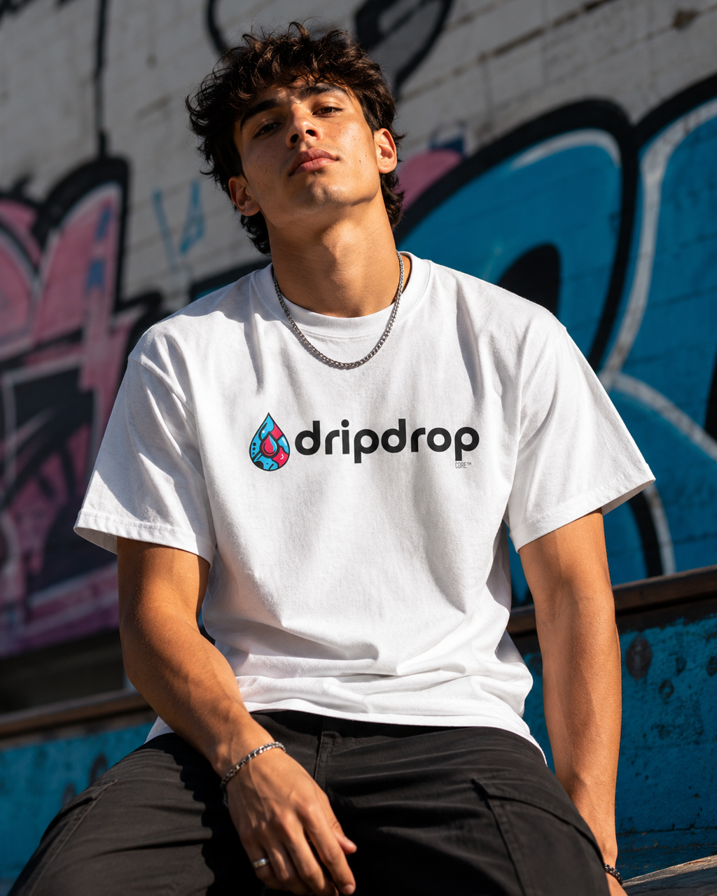 Dripdrop Core™ - Unisex Heavy Cotton 'Light Colour' Tee