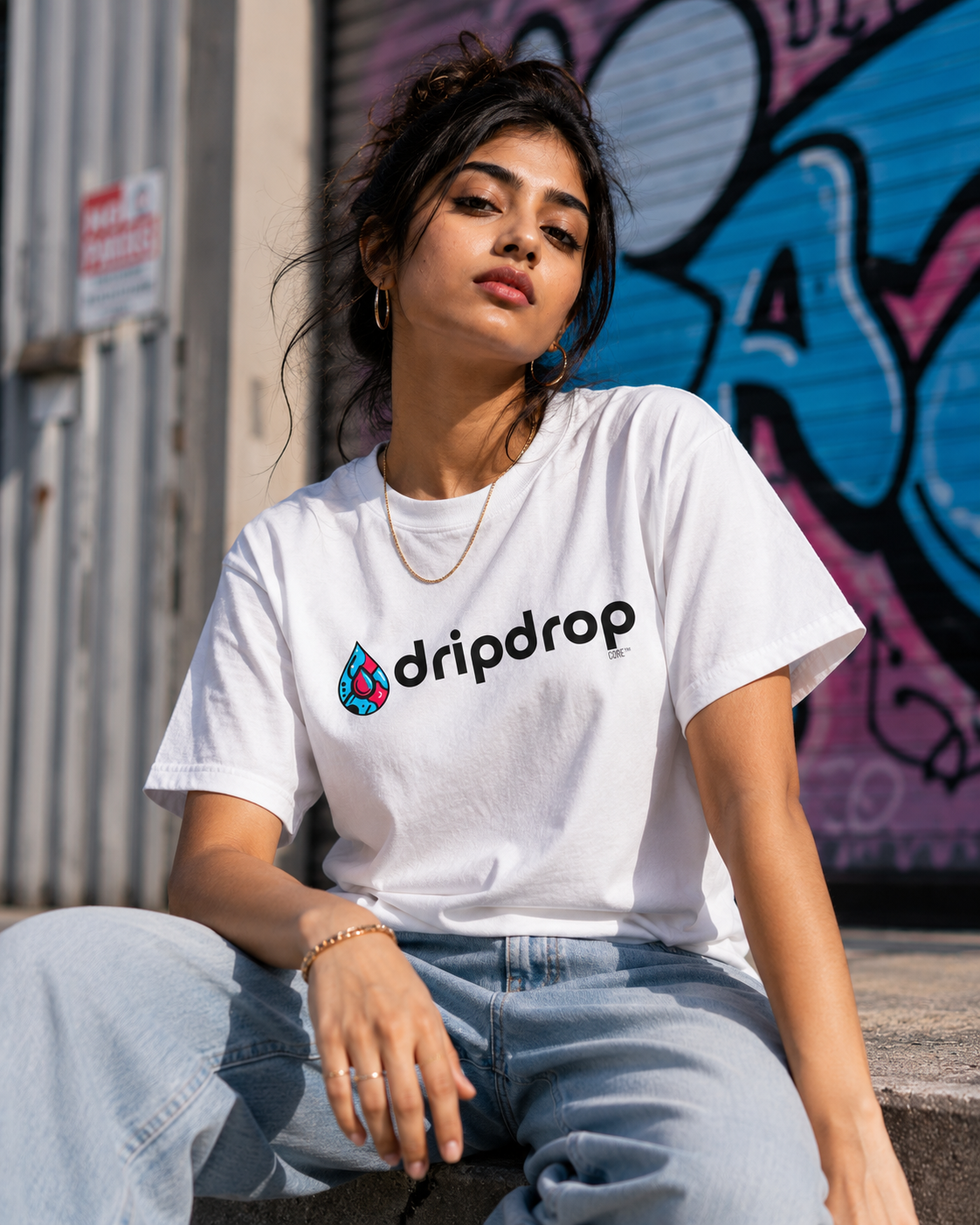 Dripdrop Core™ - Unisex Heavy Cotton 'Light Colour' Tee