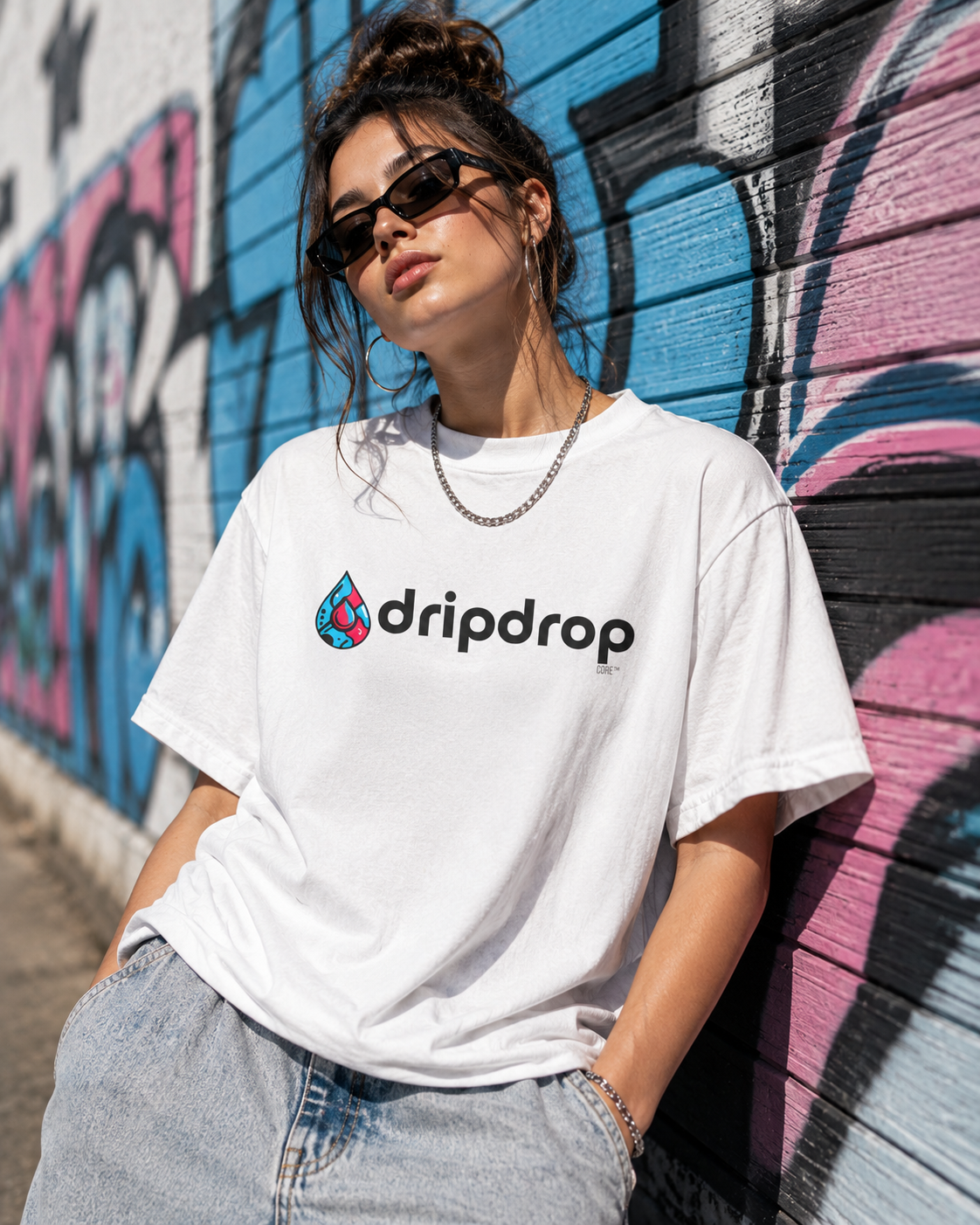 Dripdrop Core™ - Unisex Heavy Cotton 'Light Colour' Tee