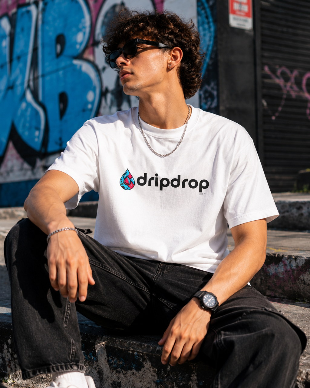 Dripdrop Core™ - Unisex Heavy Cotton 'Light Colour' Tee