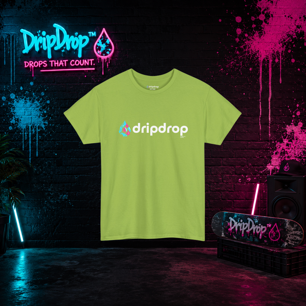 Dripdrop Core™ - Unisex Heavy Cotton 'Dark Colour' Tee