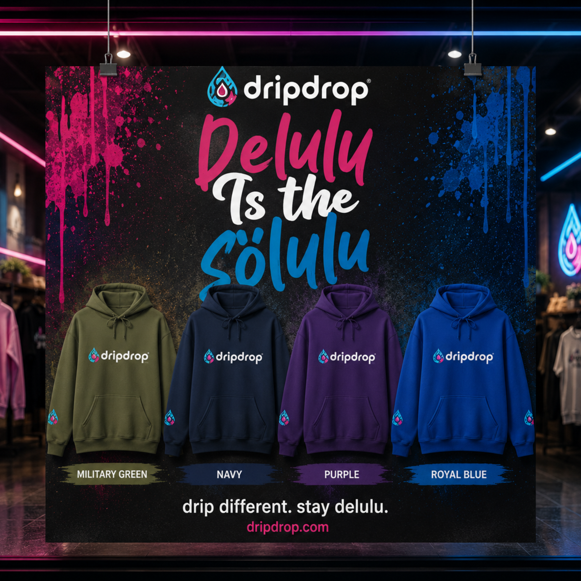 Delulu Is The Solulu™ - Unisex Hoodie