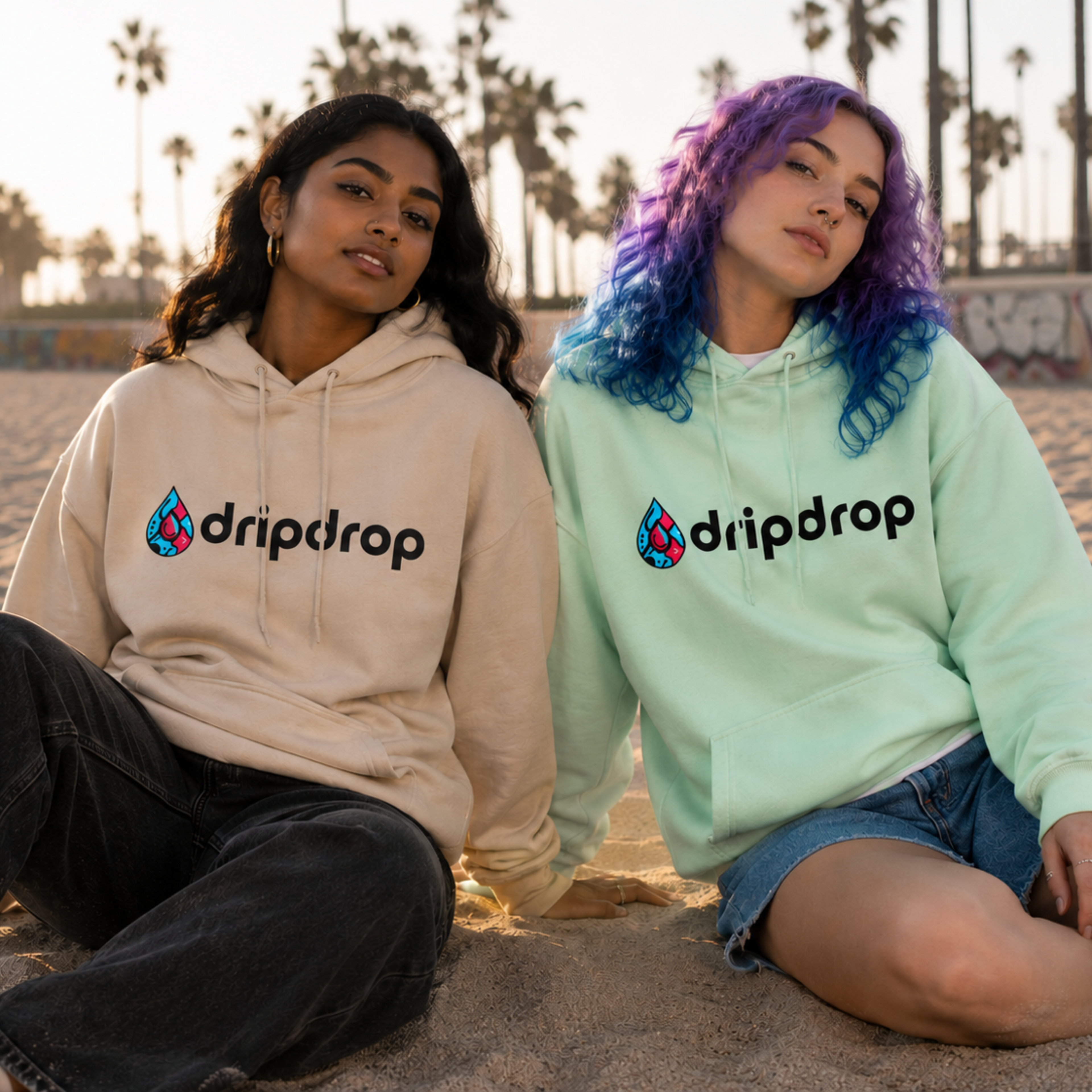 Dripdrop Core™ - Unisex 'Light Colour' Hoodie