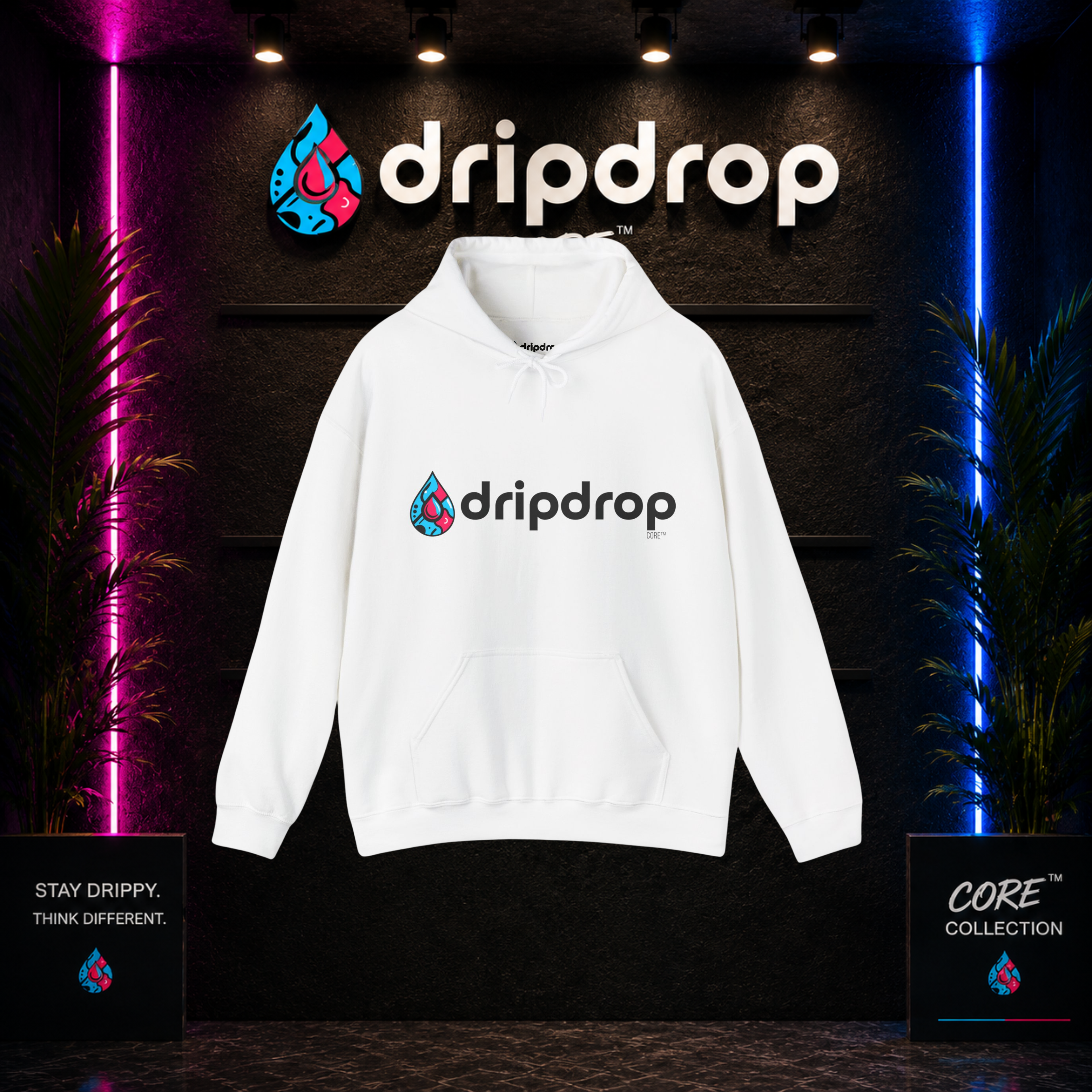 Dripdrop Core™ - Unisex 'Light Colour' Hoodie