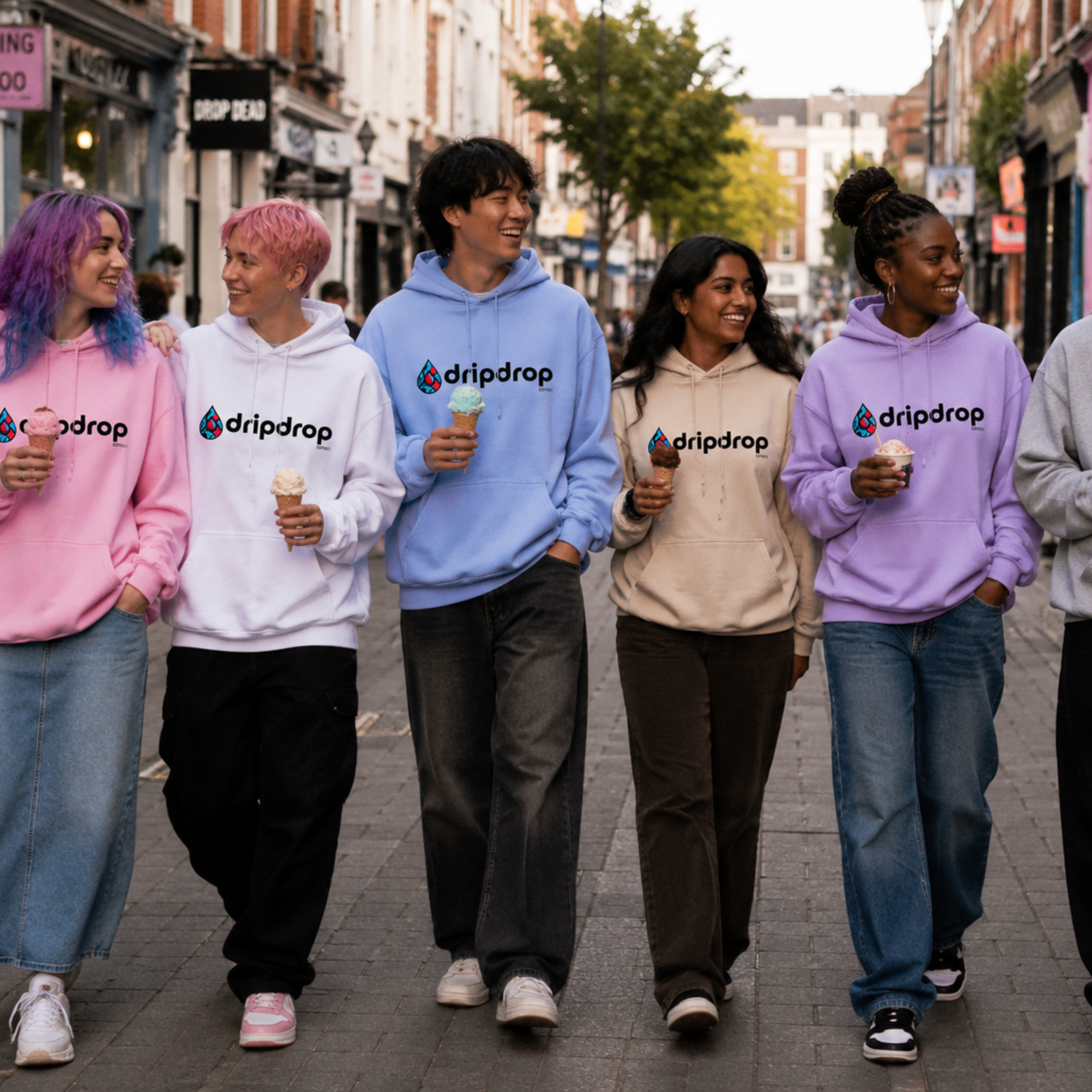 Dripdrop Core™ - Unisex 'Light Colour' Hoodie