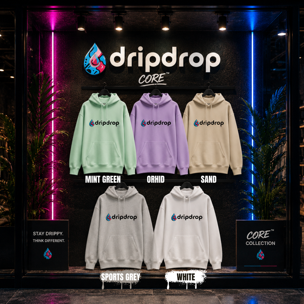 Dripdrop Core™ - Unisex 'Light Colour' Hoodie