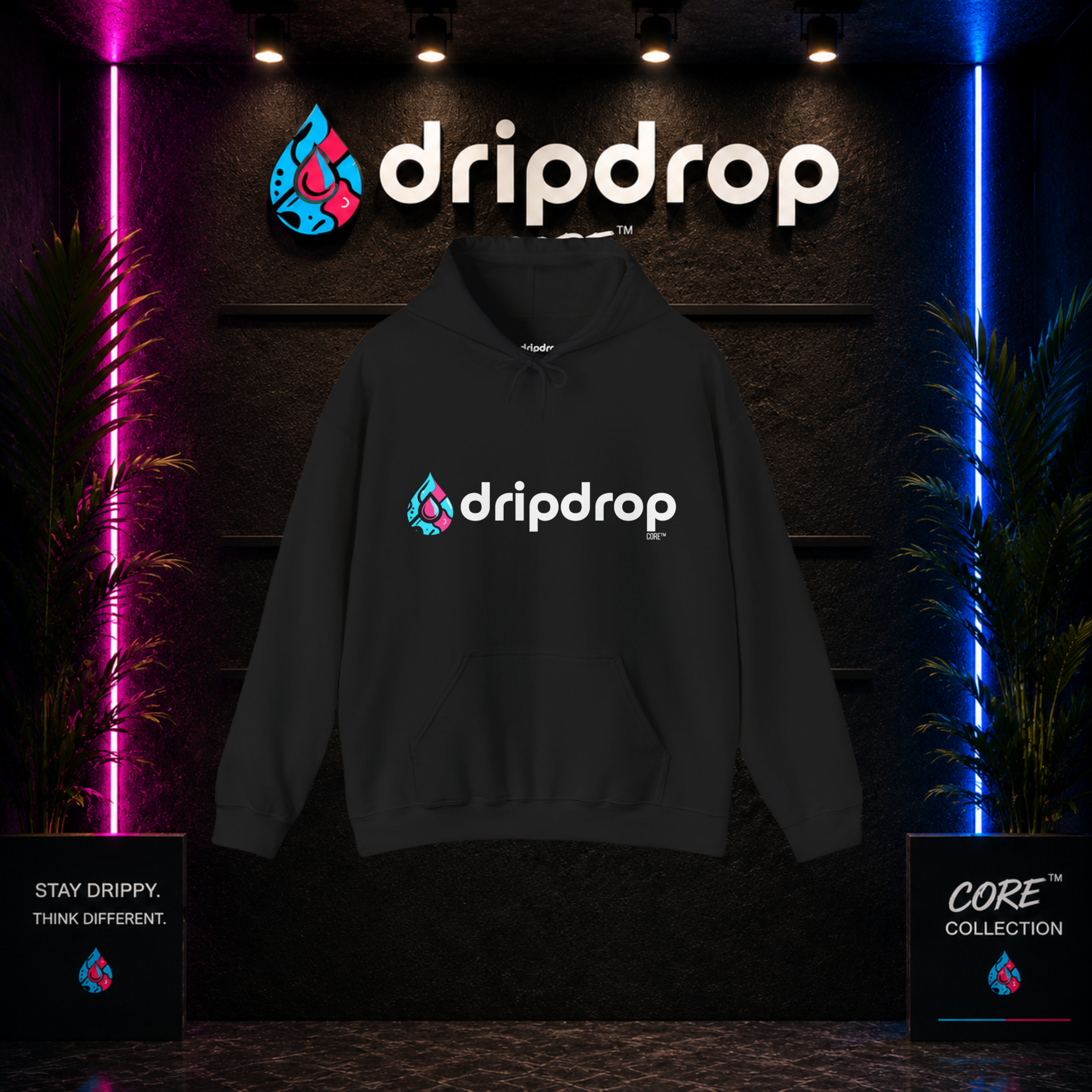 Dripdrop Core™ - Unisex 'Dark Colour' Hoodie