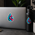 Dripdrop Core™ Sticker - Vinyl Kiss-Cut Stickers
