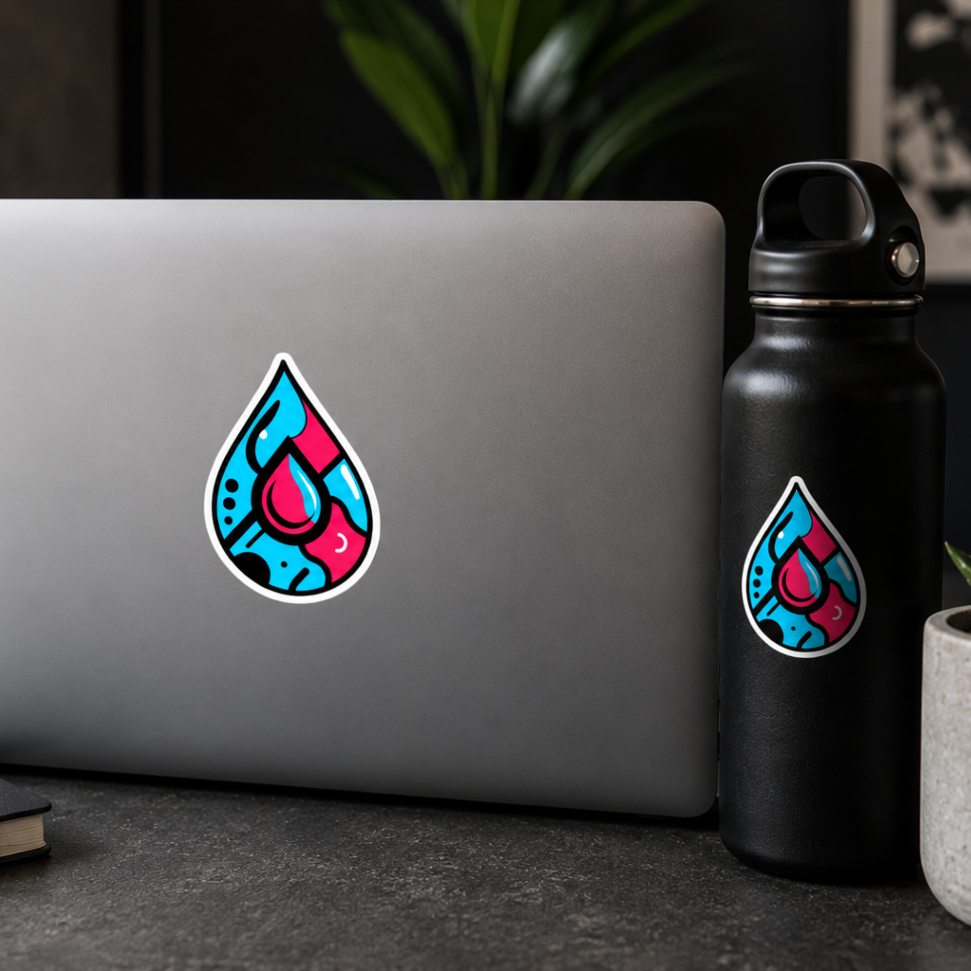Dripdrop Core™ Sticker - Vinyl Kiss-Cut Stickers