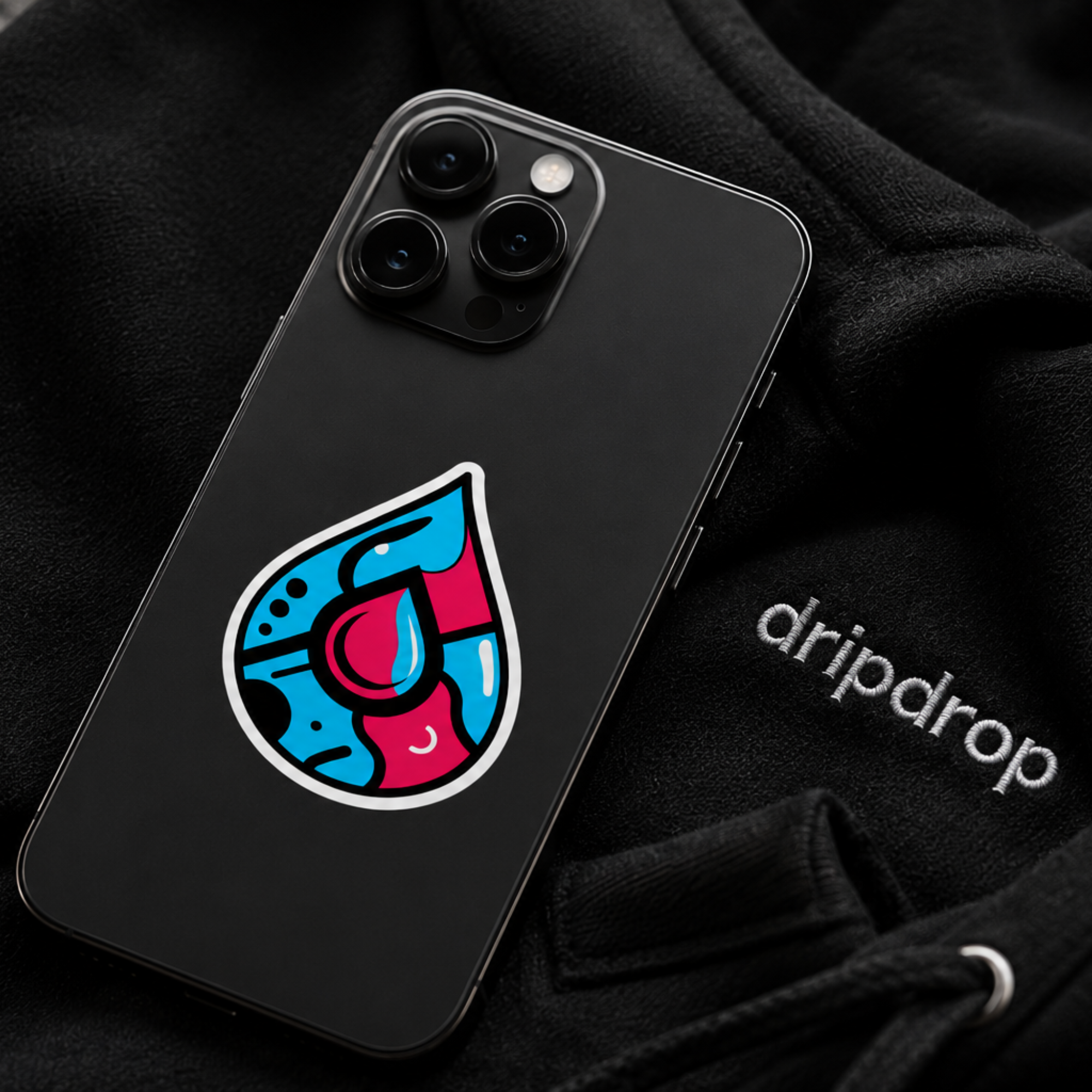 Dripdrop Core™ Sticker - Vinyl Kiss-Cut Stickers