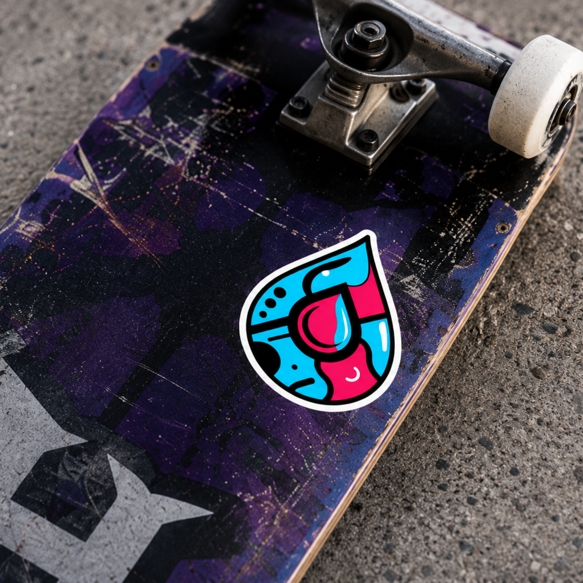 Dripdrop Core™ Sticker - Vinyl Kiss-Cut Stickers