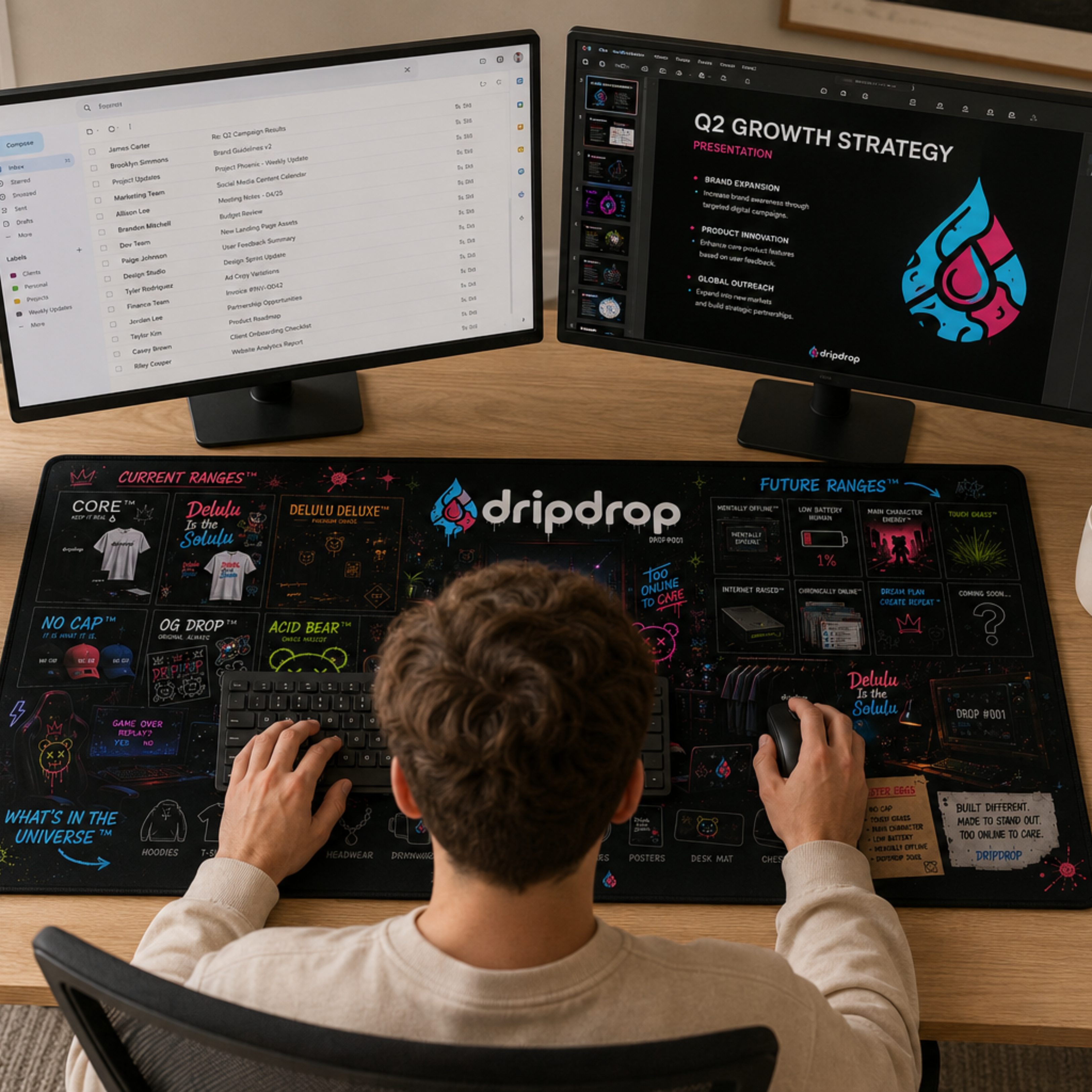 Acid Bear Chaos Desk Mat™